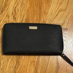Kate Spade Black Saffiano Leather Wallet